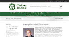 Desktop Screenshot of elkgrovetownship.com