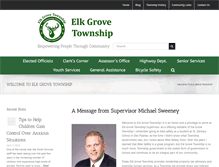 Tablet Screenshot of elkgrovetownship.com